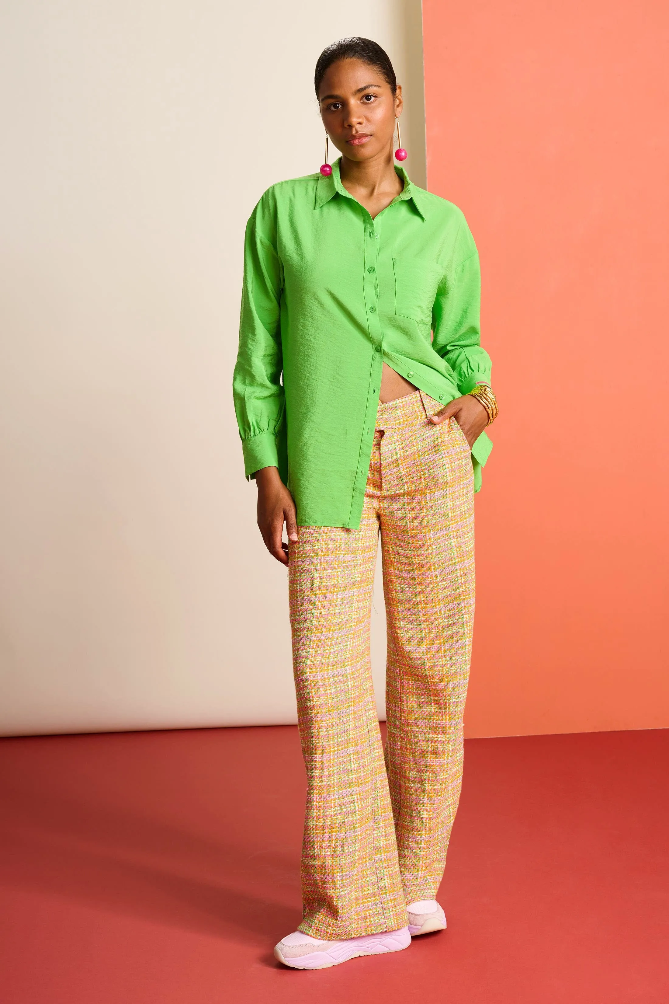 POM Amsterdam Sunset Tweed Pants