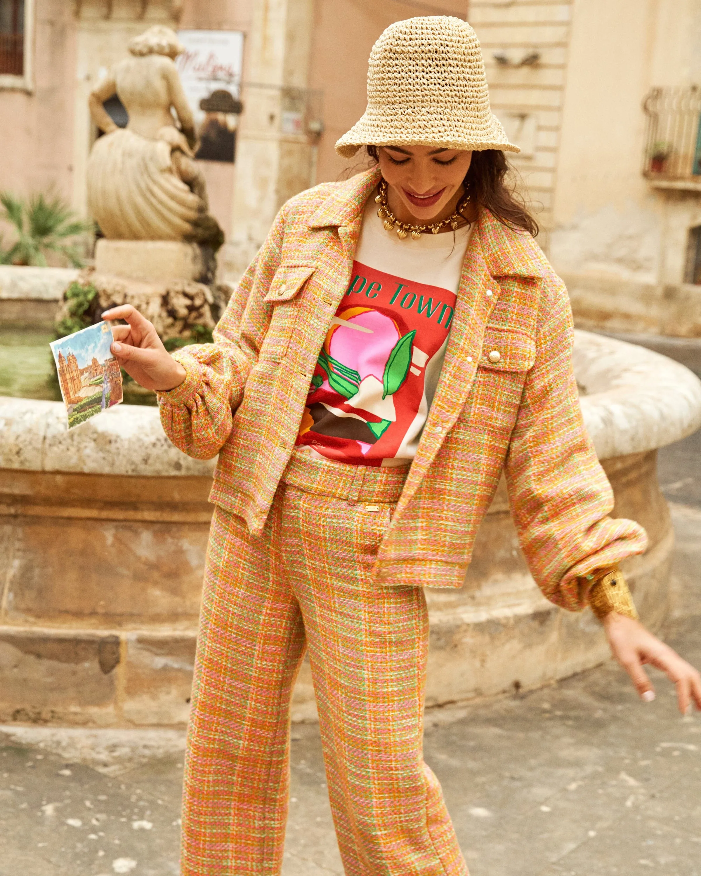 POM Amsterdam Sunset Tweed Pants