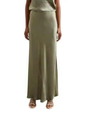 Rails Romina Satin Crepe Maxi Skirt- Mermaid