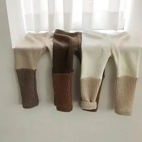Soft Plush Ribbed Leggings