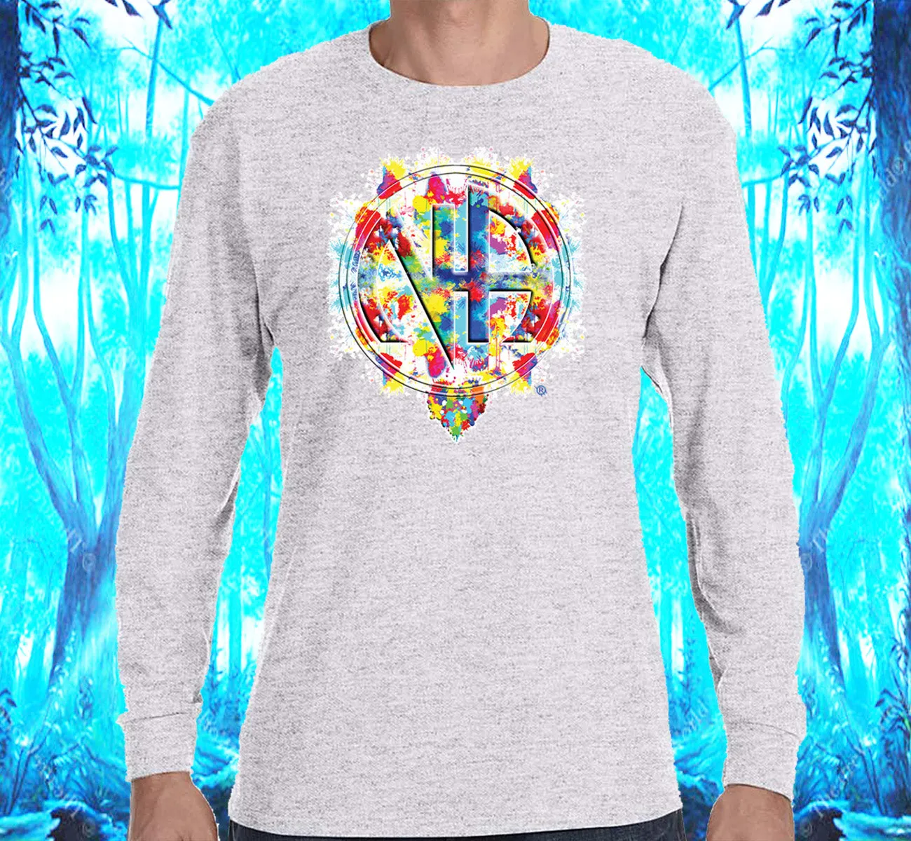 Splattered NA Symbol  SS/LS Tee