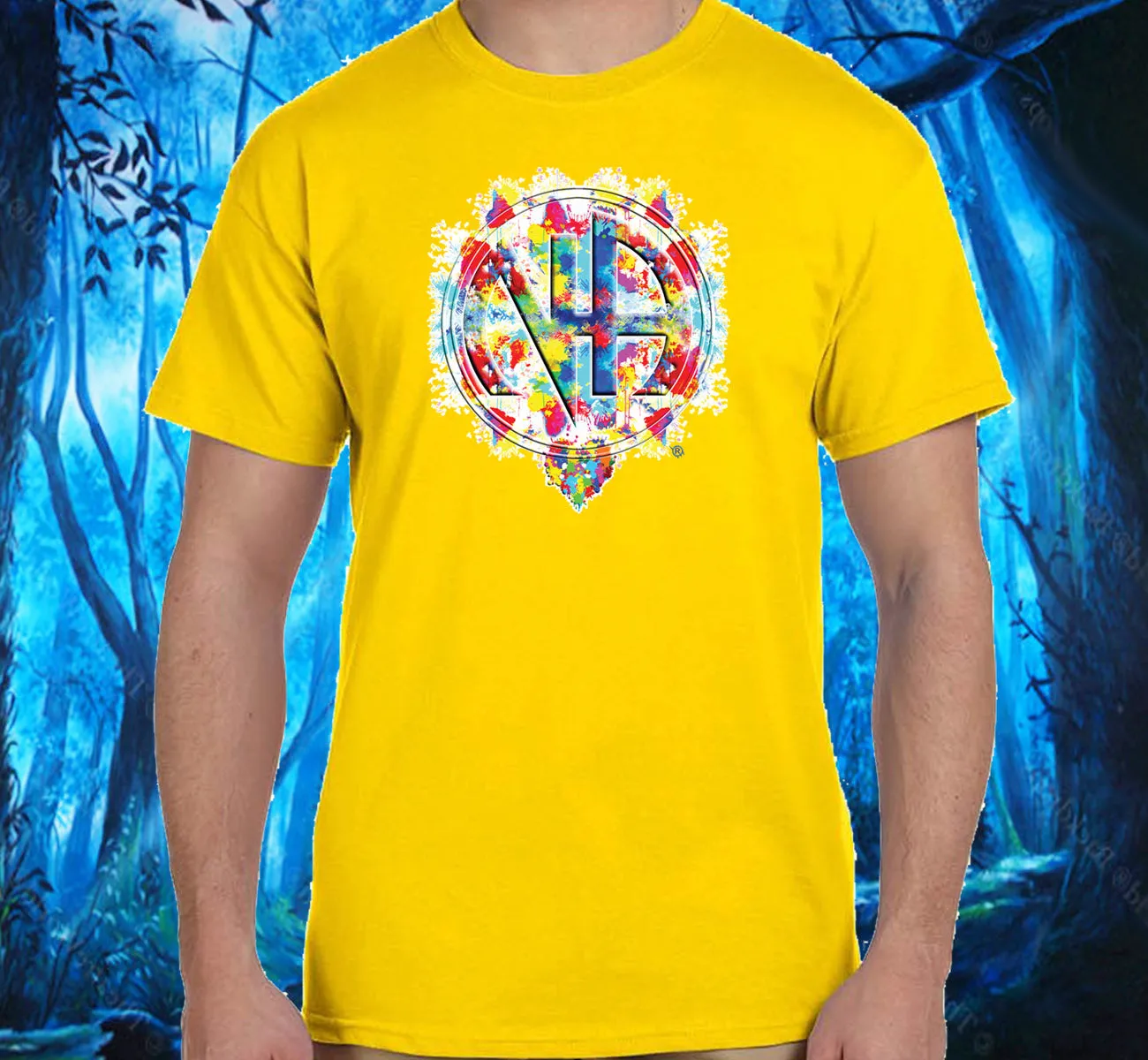 Splattered NA Symbol  SS/LS Tee