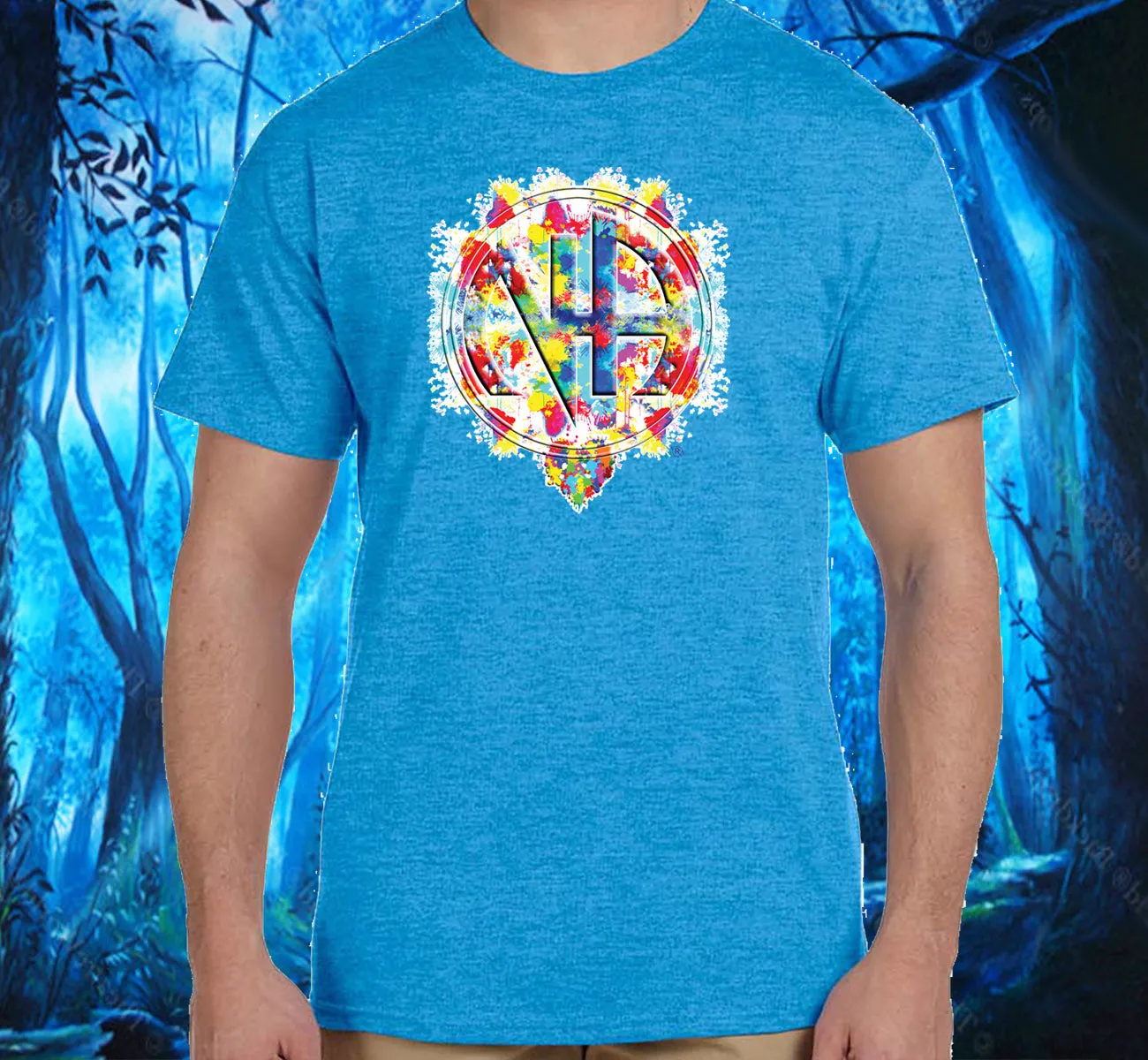 Splattered NA Symbol  SS/LS Tee