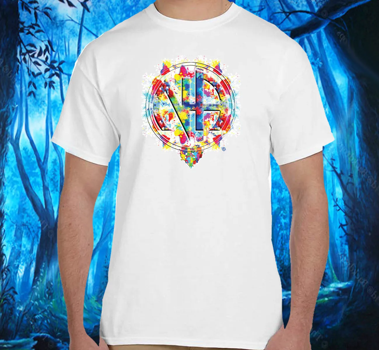 Splattered NA Symbol  SS/LS Tee