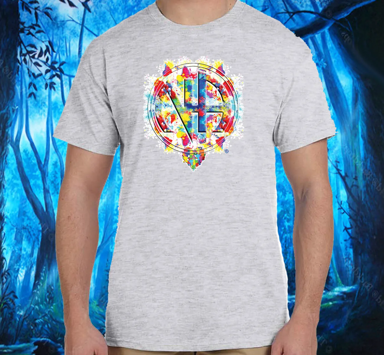 Splattered NA Symbol  SS/LS Tee