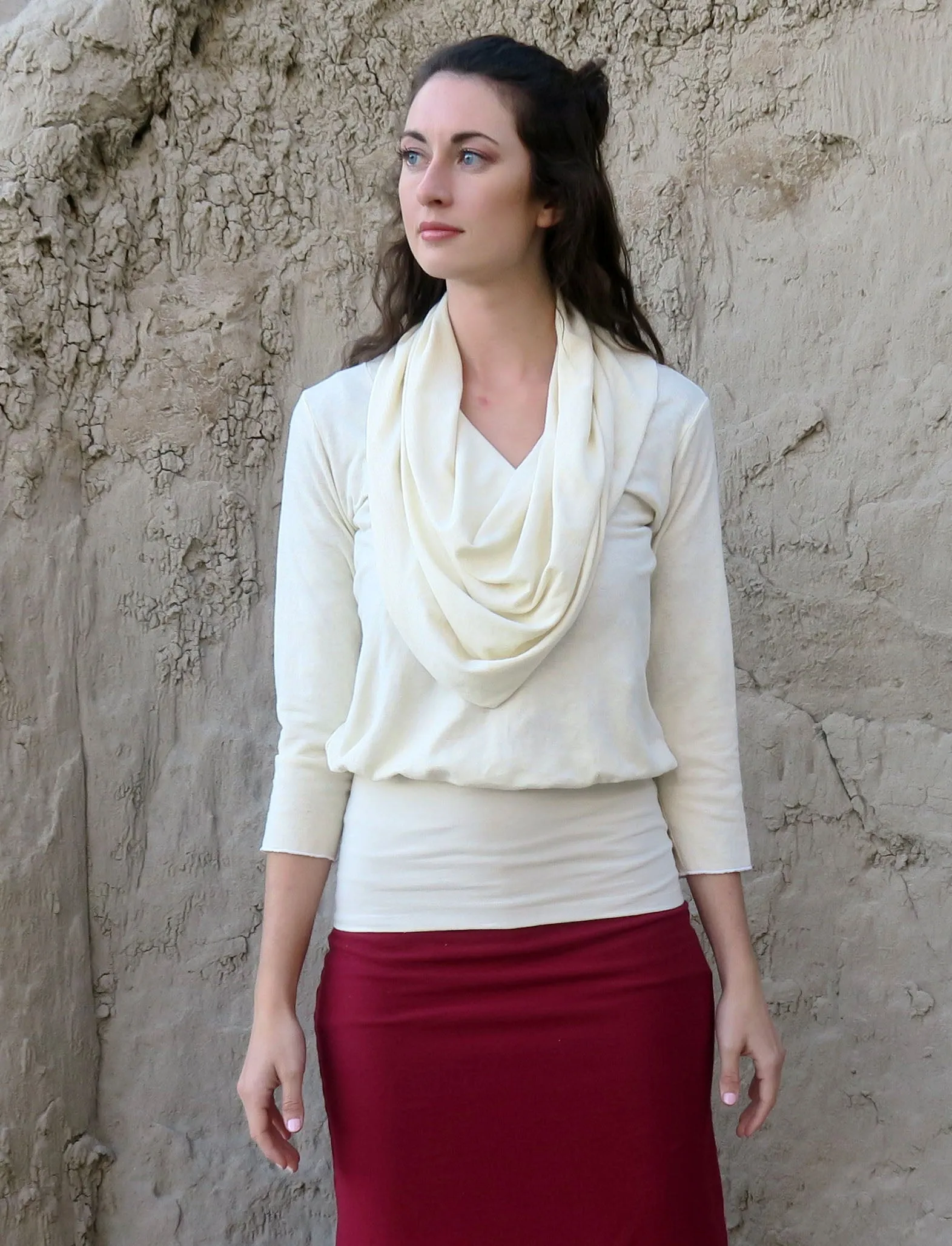 Super Cowl Brooke Banded Shirt