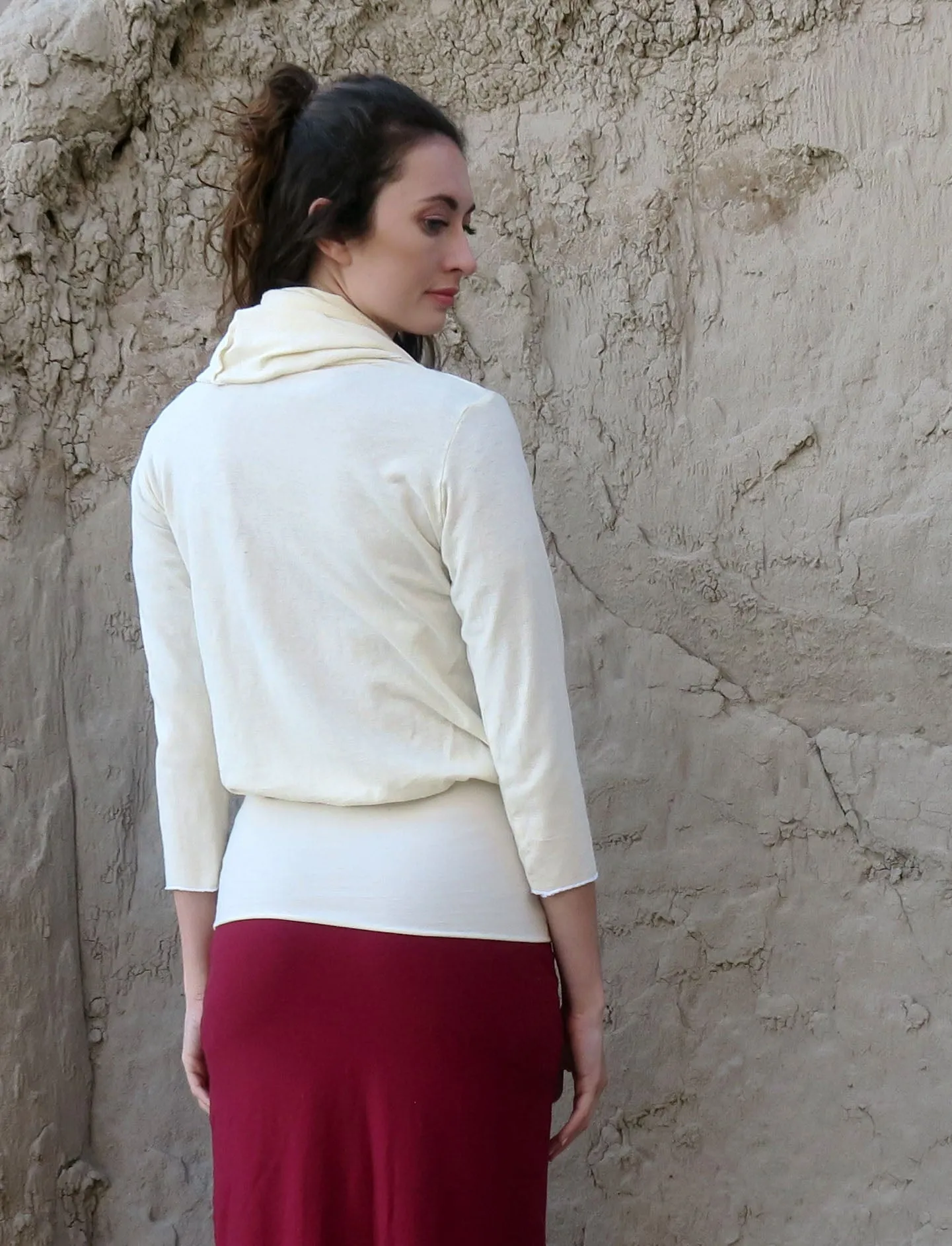 Super Cowl Brooke Banded Shirt