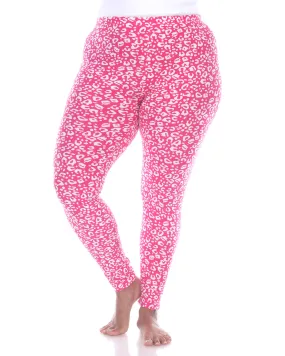 Super Soft Leopard Printed Leggings | Fuchsia Cheetah