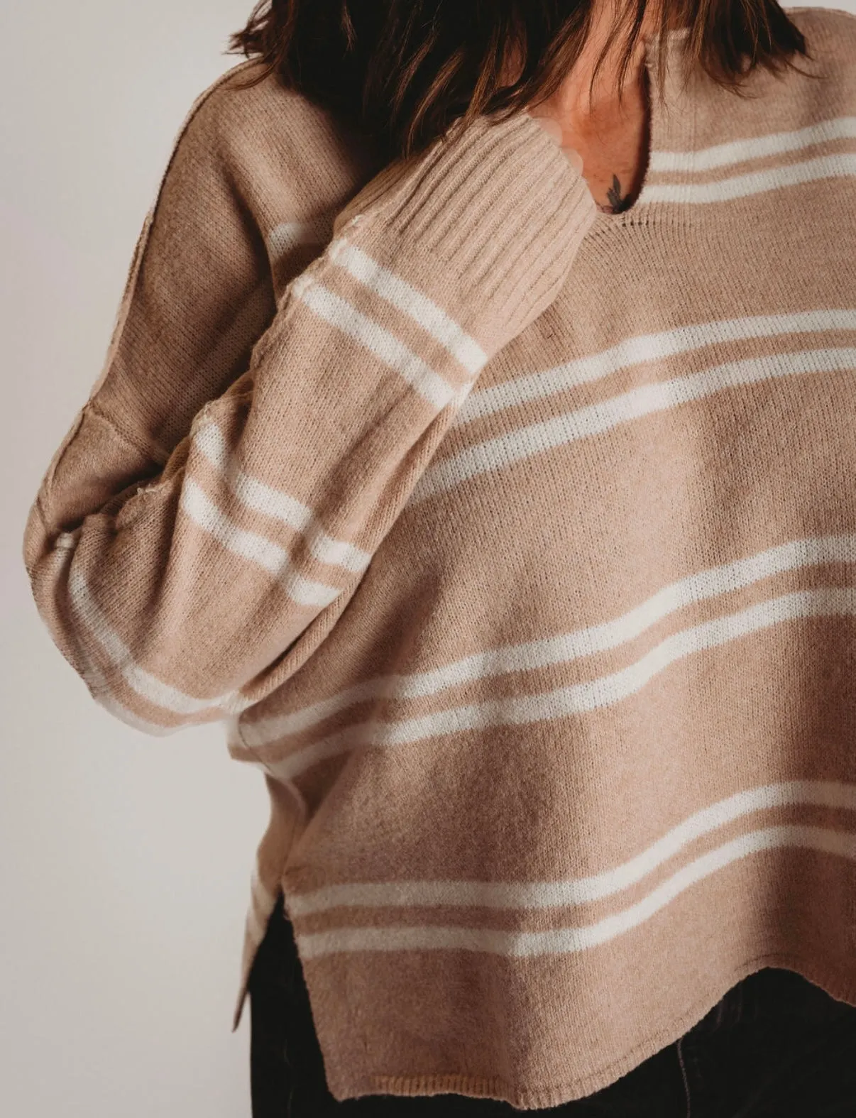 The Ella Striped Sweater