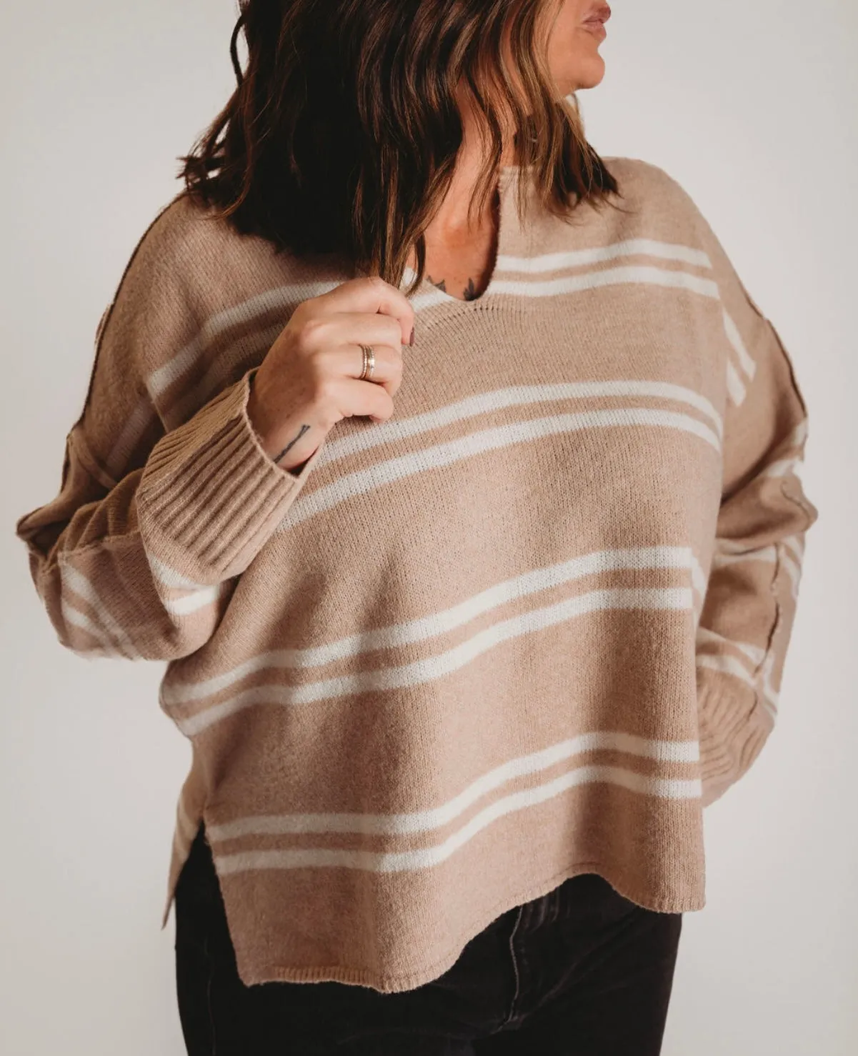 The Ella Striped Sweater