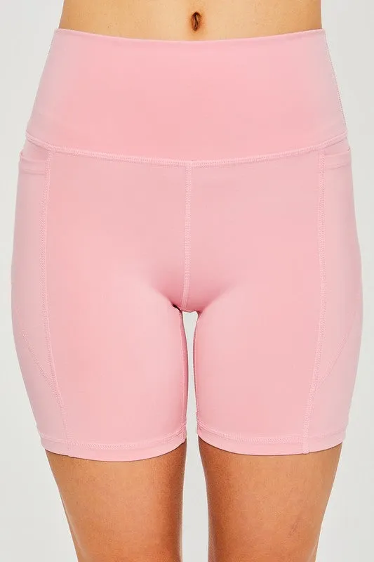 Women's Activewear Leggings Shorts Seam Detail