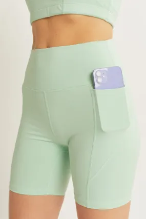 Women's Activewear Leggings Shorts Seam Detail