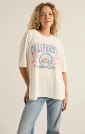 Z Supply Poppy Bear SoCal Tee, Sea Salt